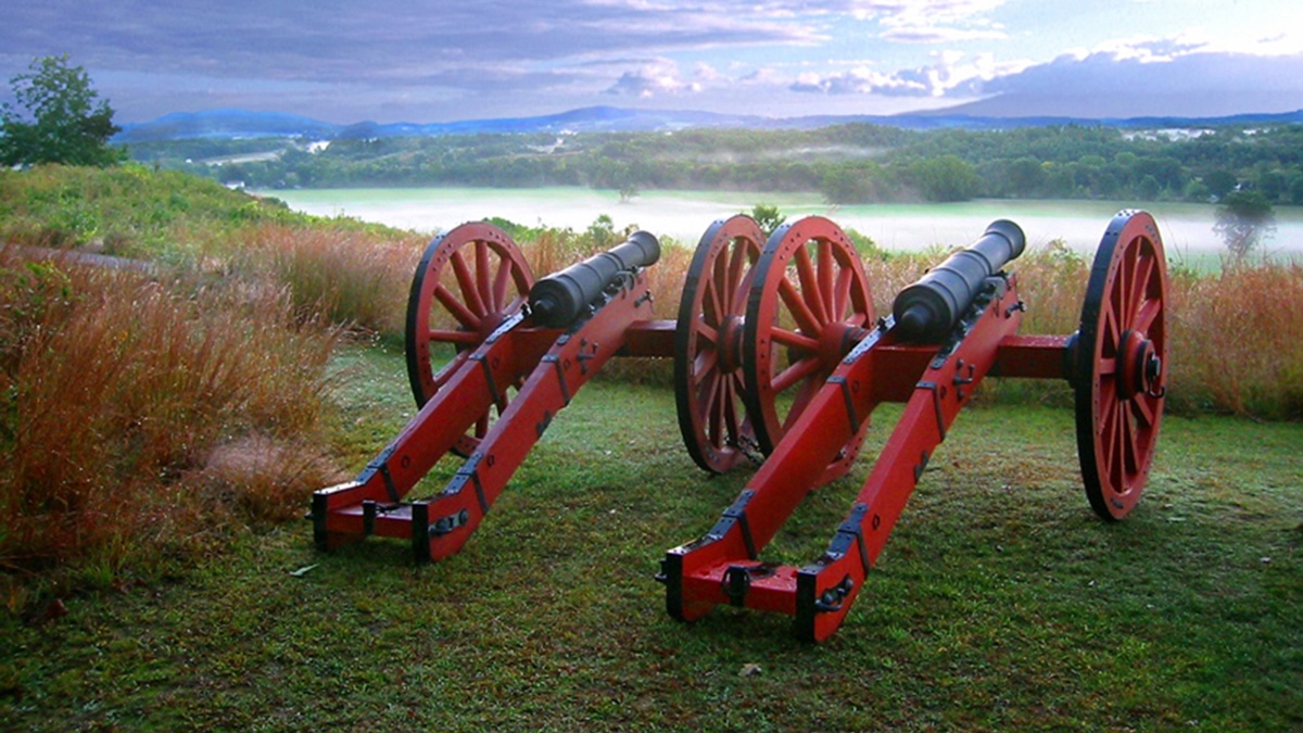 Saratoga National Historical Park - Misty Morning at Bemis Heights